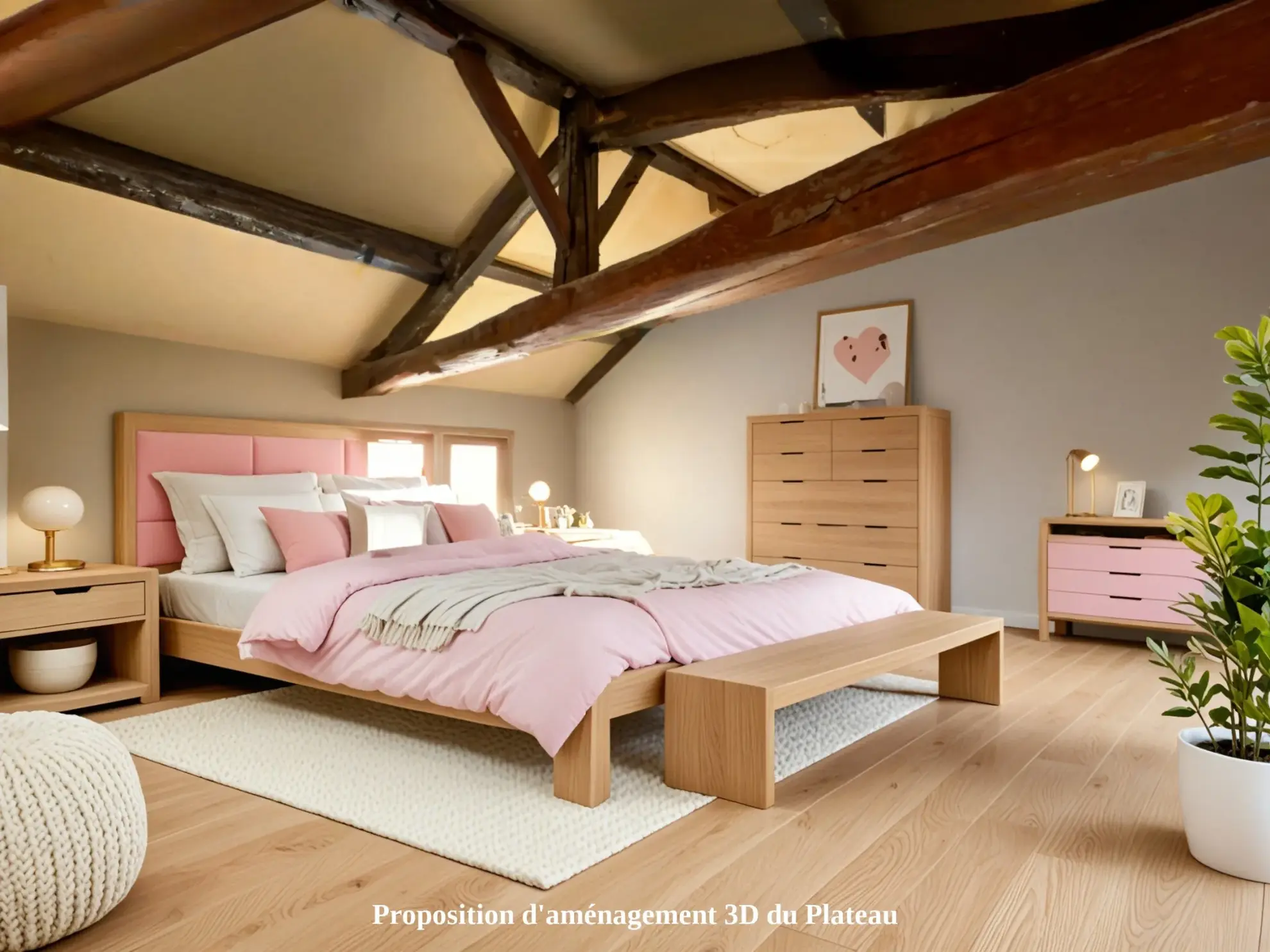 Plateau duplex à rénover avec jardin à Sainte Euphémie, proche Trévoux 