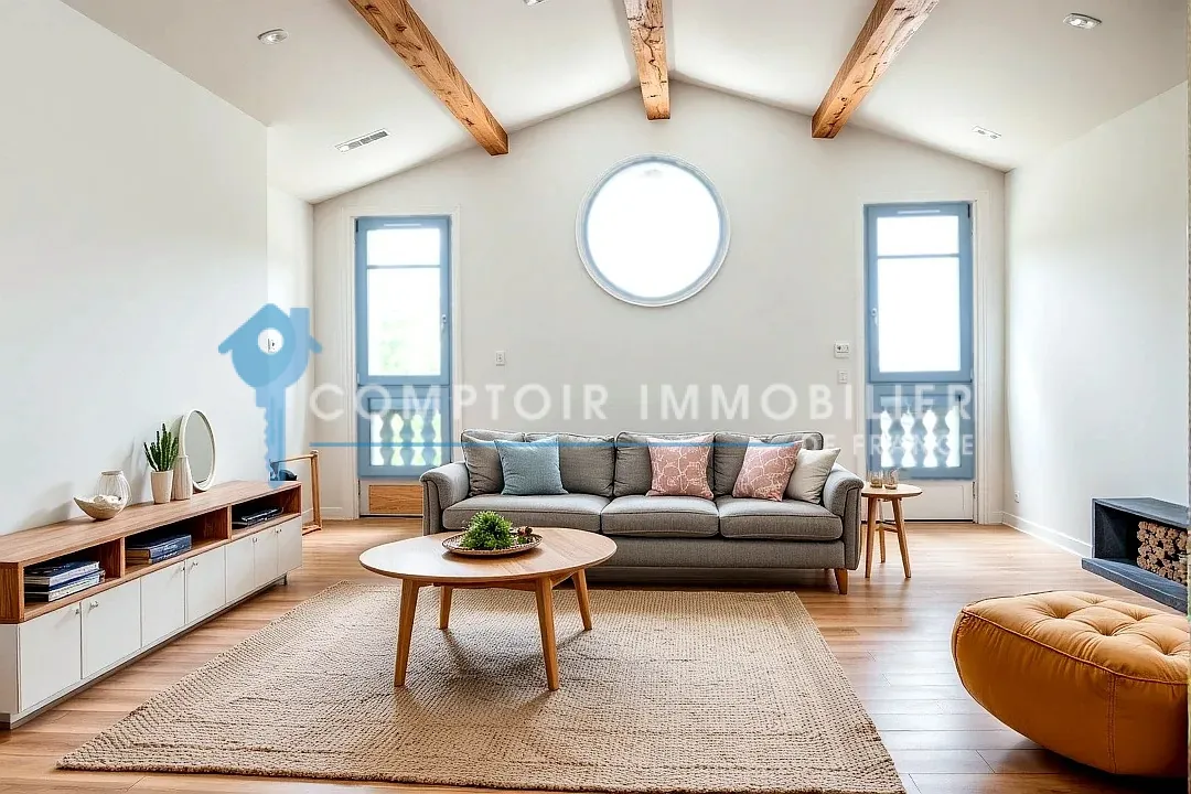 Appartement T4 rénové à Nîmes Feuchères, dernier étage, lumière naturelle, prestations modernes 