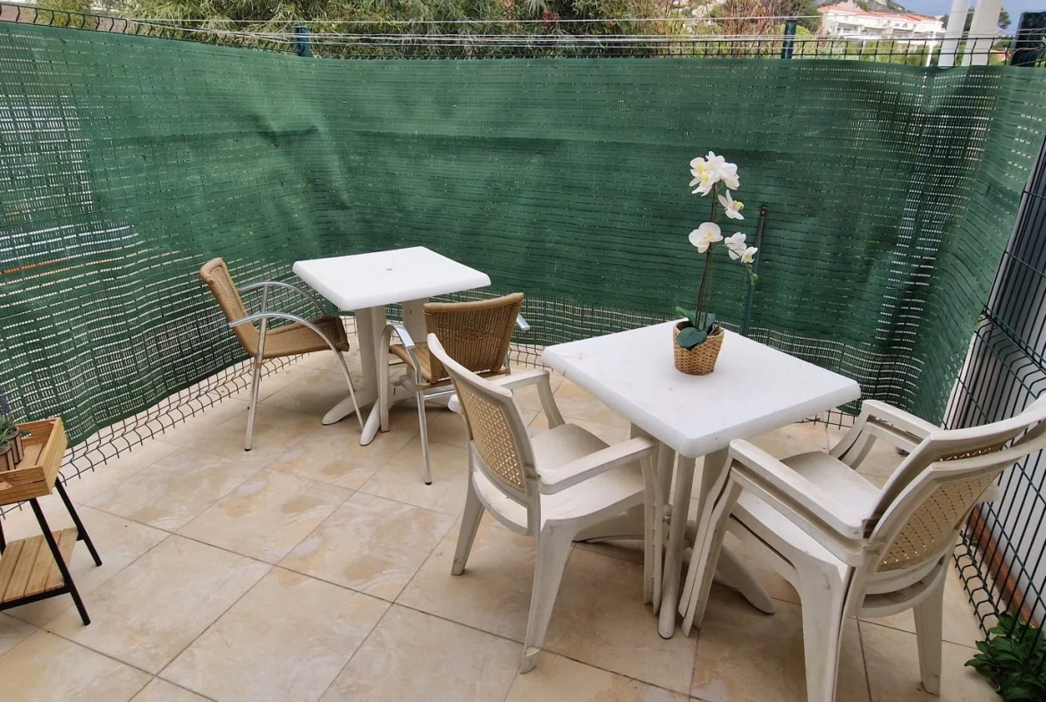 Achat d'un studio avec terrasse et parking privé sur la plage du Rouet à Carry le Rouet 