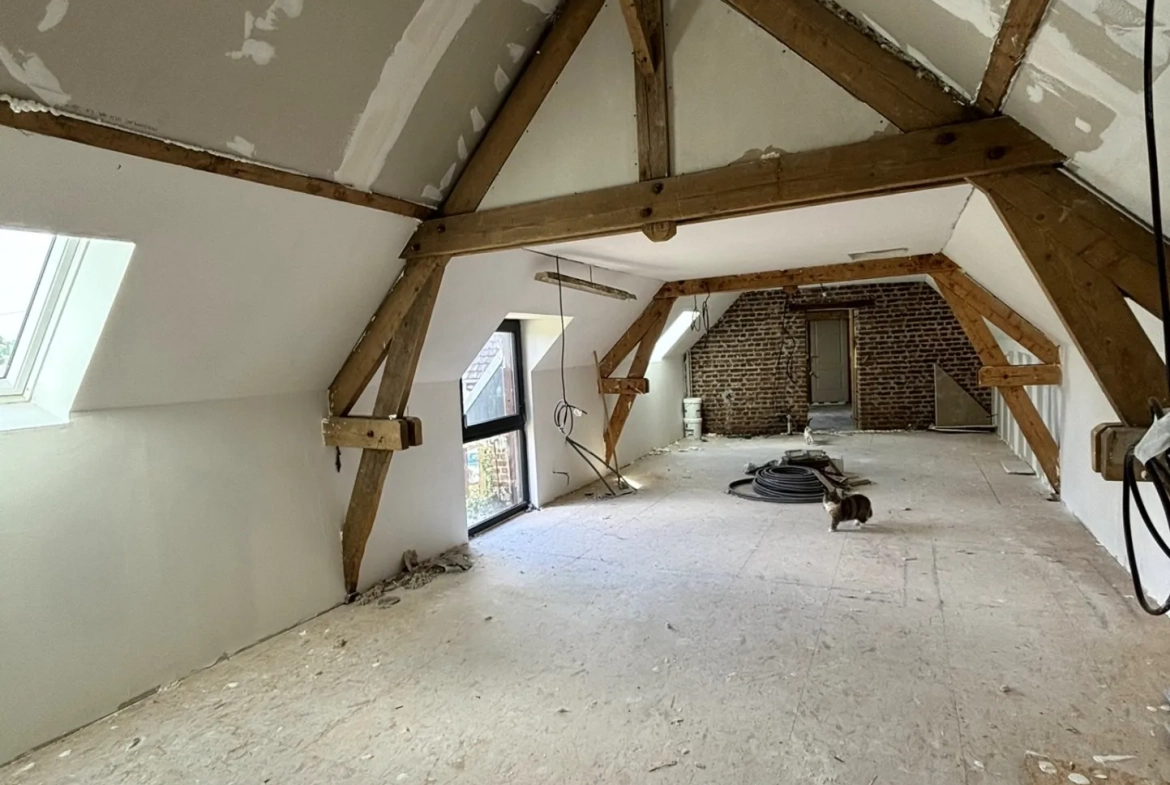 Fermette de 210 m² à Ficheux avec jardin et dépendances, fort potentiel 
