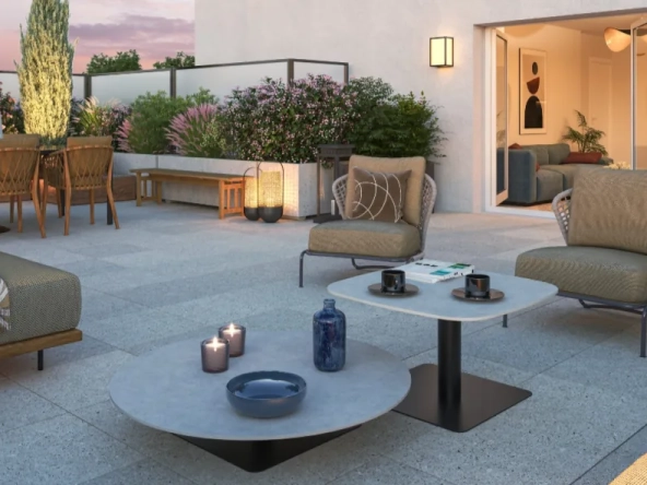 Appartement neuf 3 pièces à Ars-sur-Moselle avec terrasse et parking inclus