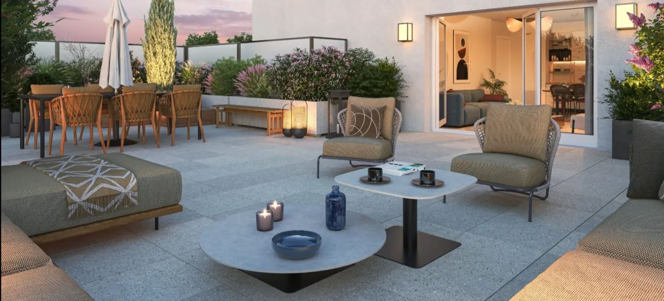 Appartement neuf 3 pièces à Ars-sur-Moselle avec terrasse et parking inclus 