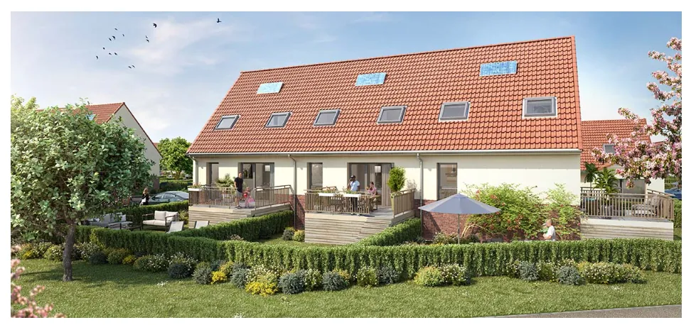 Maison neuve à Halluin avec jardin, terrasse et 3 chambres - livraison octobre 2024 