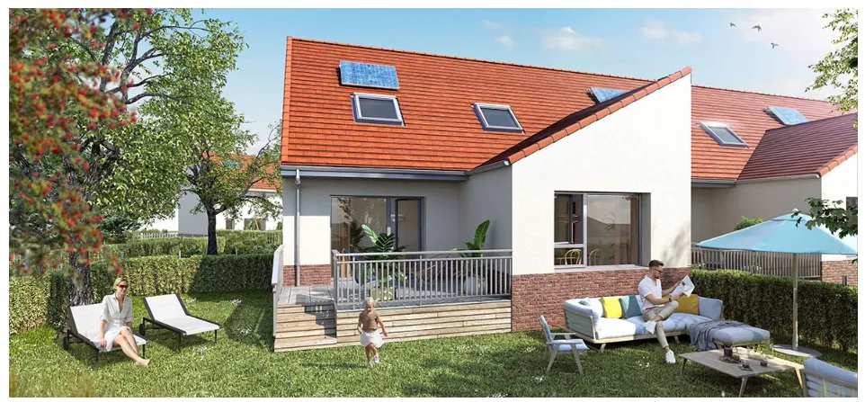 Maison neuve à Halluin avec jardin, terrasse et 3 chambres - livraison octobre 2024 