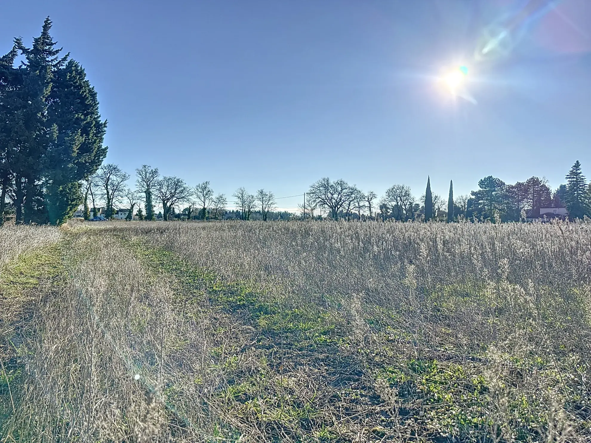 Terrain constructible à Orange de 951 m² avec possibilités de maison plain-pied ou logement unique 