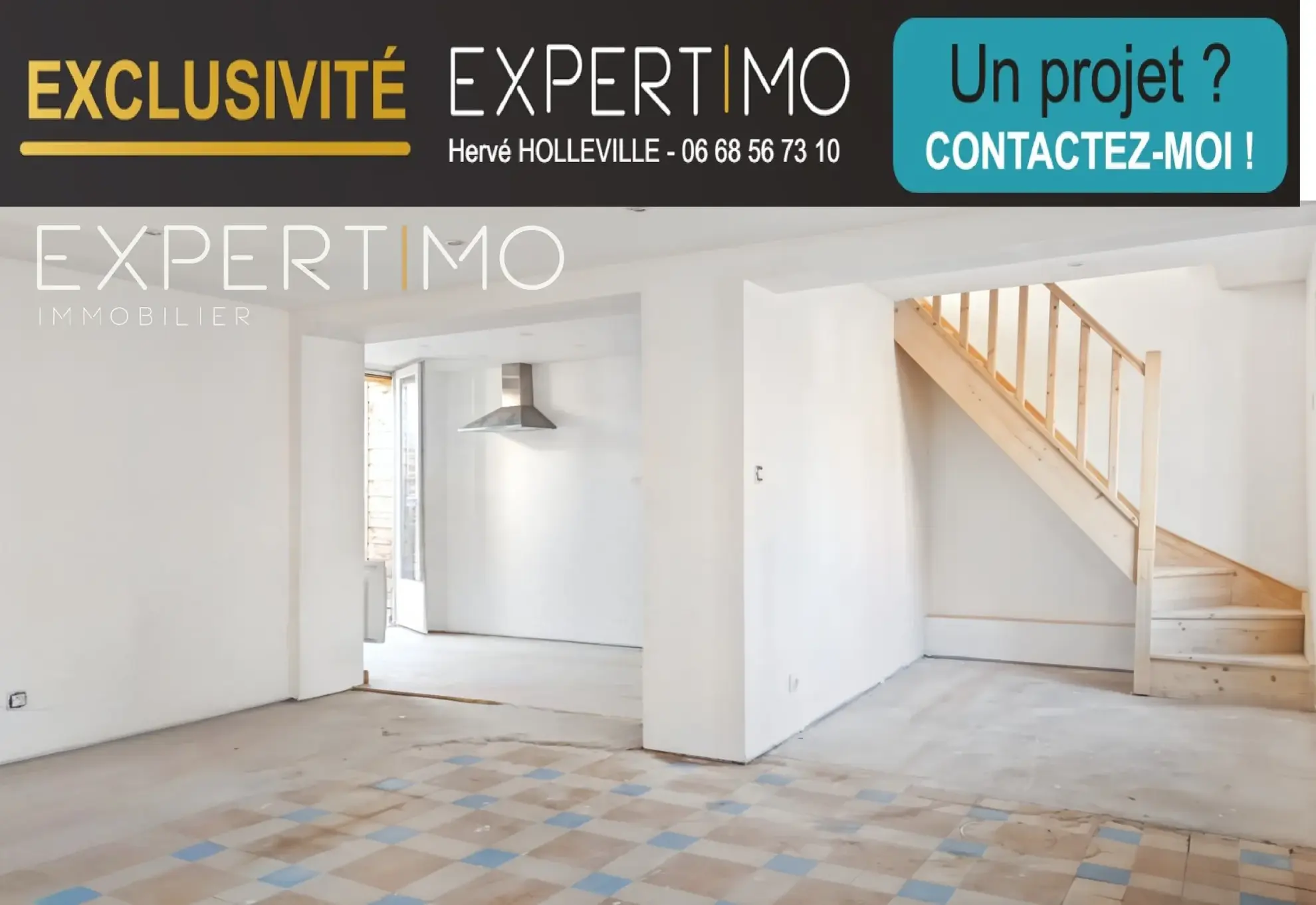 Maison rénovée de 48 m² avec terrasse en plein centre de Rue, Somme 