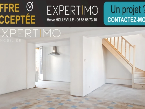 Maison rénovée de 48 m² avec terrasse en plein centre de Rue, Somme