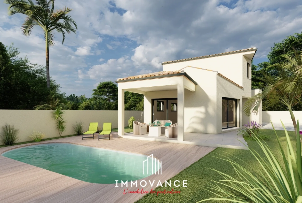 Terrain à bâtir de 460m² à Villeneuve-lès-Maguelone, proche Montpellier 