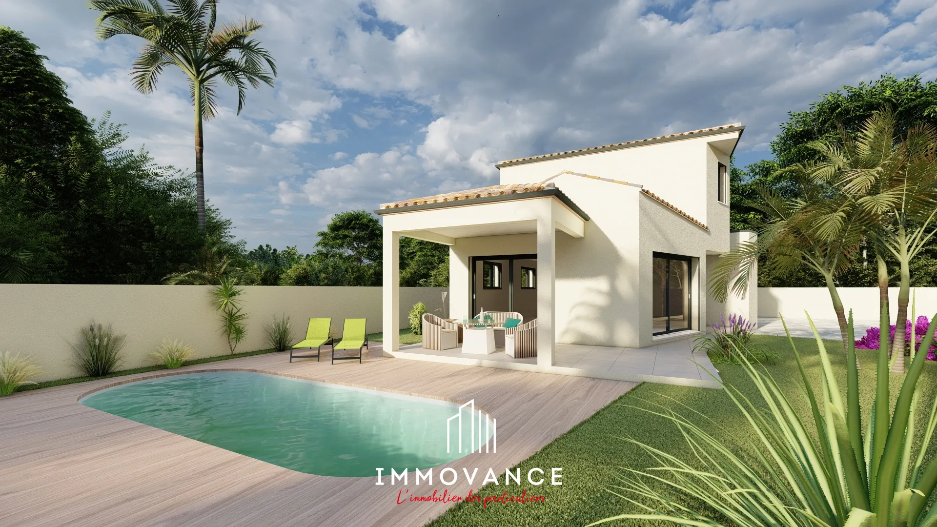 Terrain à bâtir de 460m² à Villeneuve-lès-Maguelone, proche Montpellier 