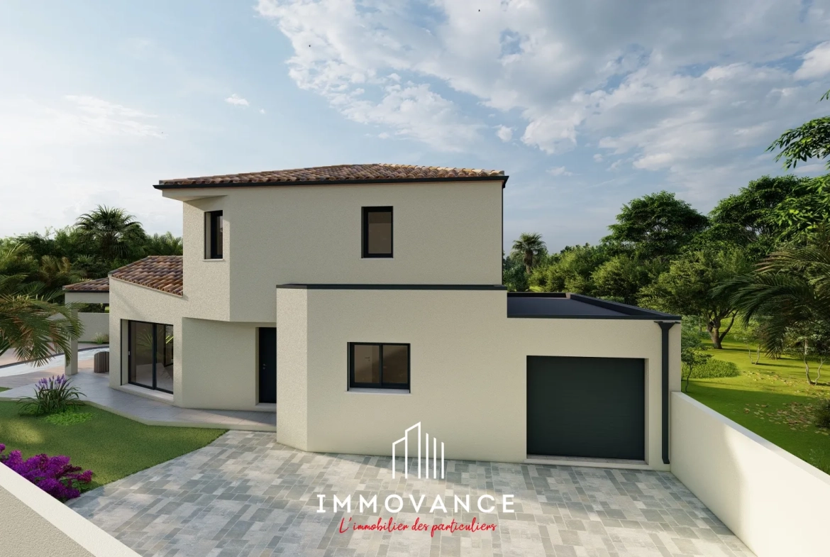 Terrain à bâtir de 460m² à Villeneuve-lès-Maguelone, proche Montpellier 