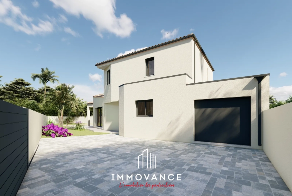 Terrain à bâtir de 460m² à Villeneuve-lès-Maguelone, proche Montpellier 
