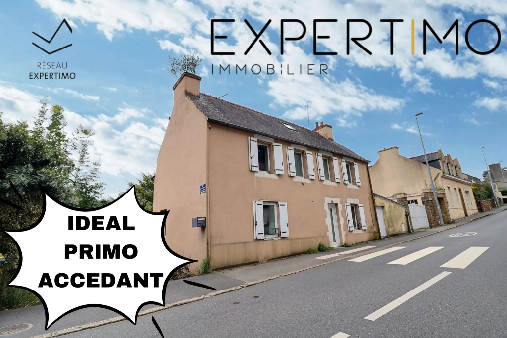 Maison de ville à vendre à Lambézellec, Brest - 3 chambres, charme et proximité du centre