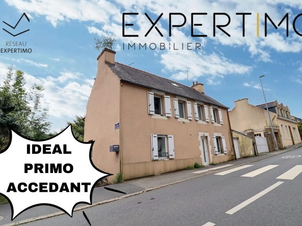 Maison de ville à vendre à Lambézellec, Brest - 3 chambres, charme et proximité du centre