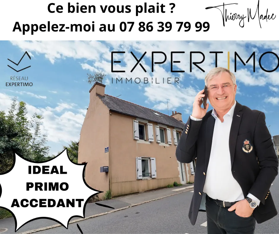Maison de ville à vendre à Lambézellec, Brest - 3 chambres, charme et proximité du centre 
