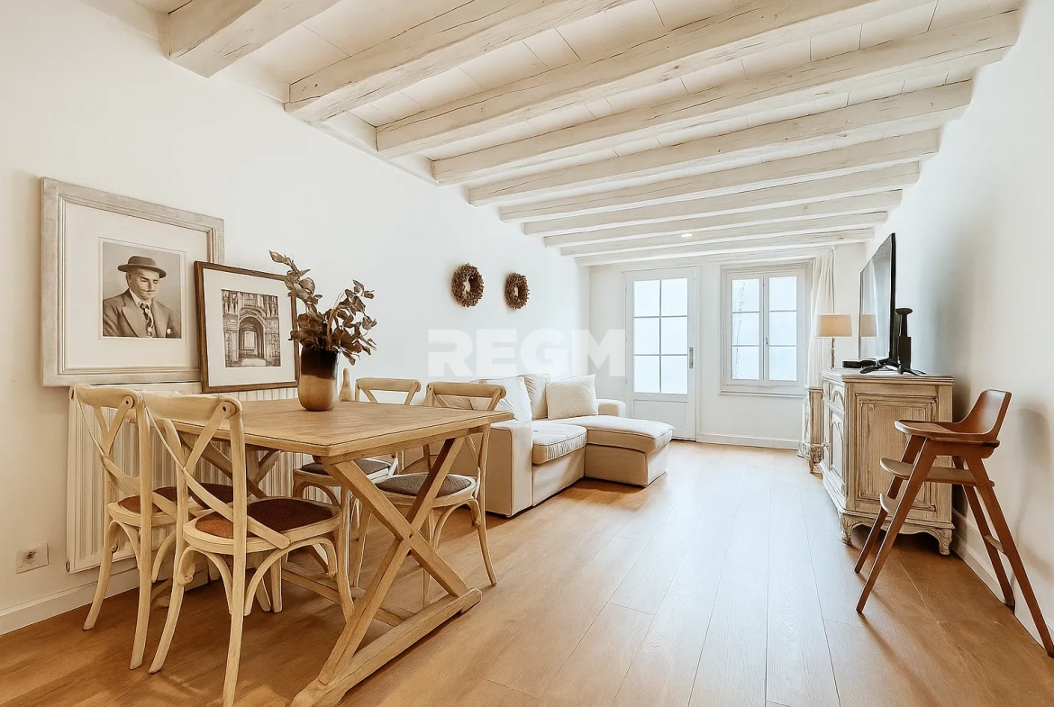 Bel appartement T3 rénové en rez-de-chaussée à Saumur - Centre-ville 