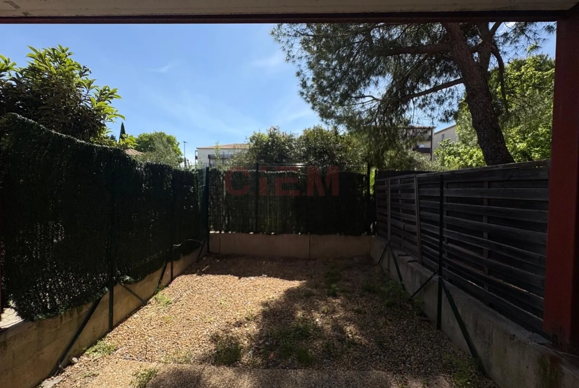 Studio avec jardin privatif à Montpellier, idéal investissement ou résidence principale 