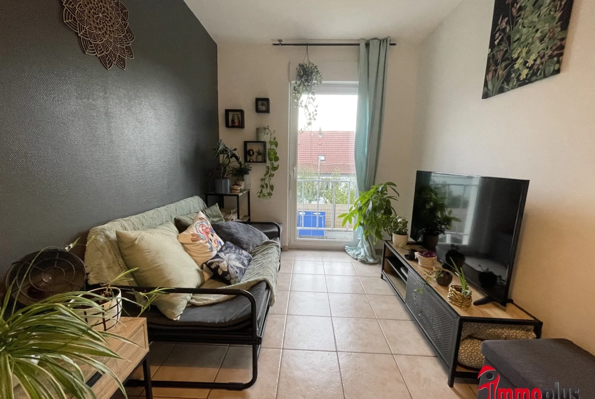 Maison mitoyenne à Pfastatt — 89,65 m², terrasse, jardin et parking privé 
