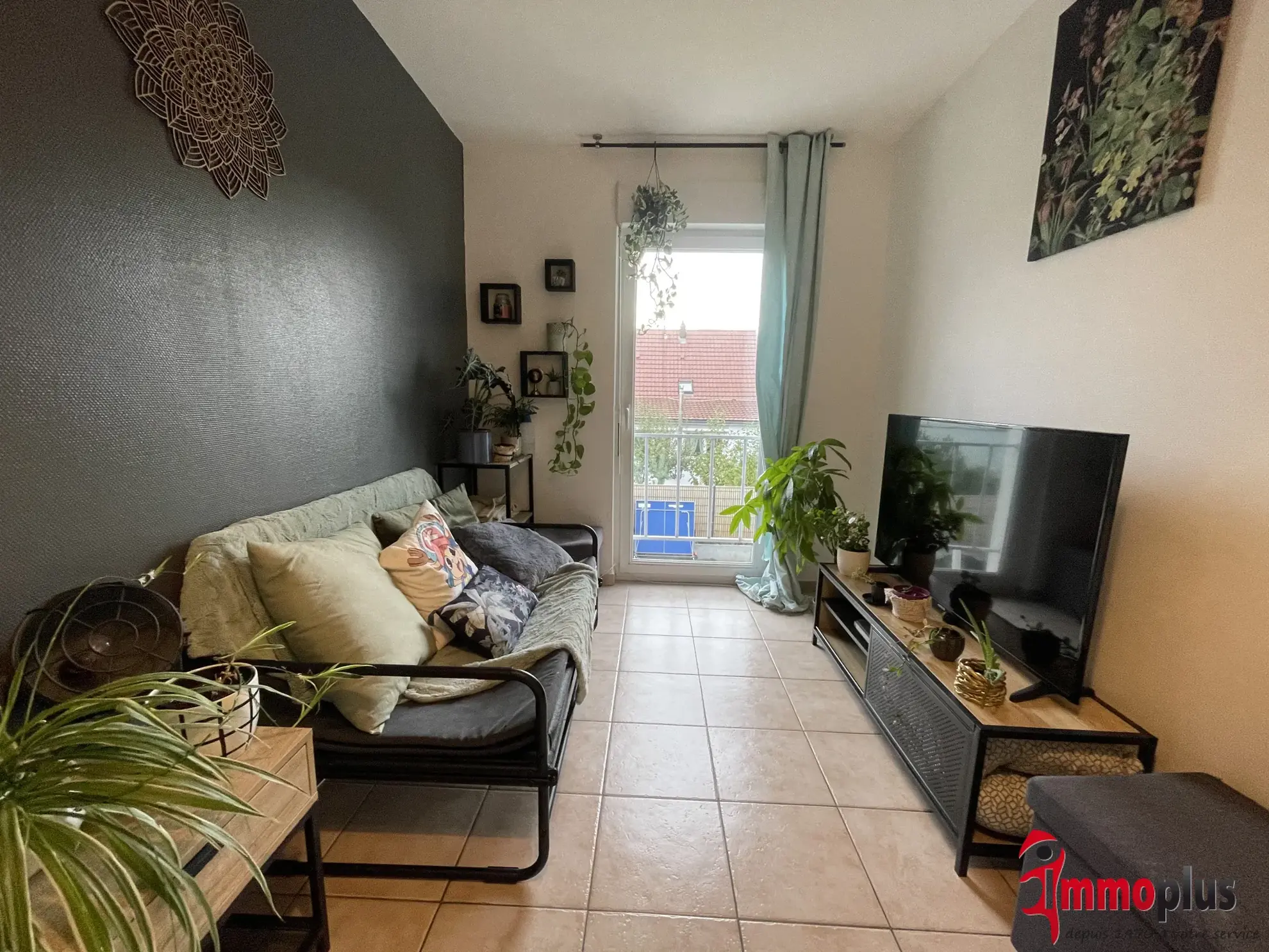 Maison mitoyenne à Pfastatt — 89,65 m², terrasse, jardin et parking privé 
