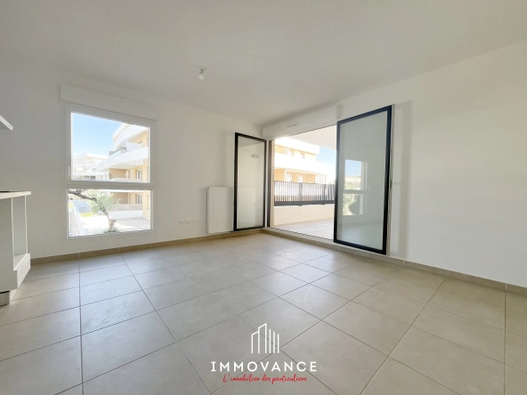 Appartement neuf 2 pièces à Castelnau-Le-Lez avec terrasse et parking 