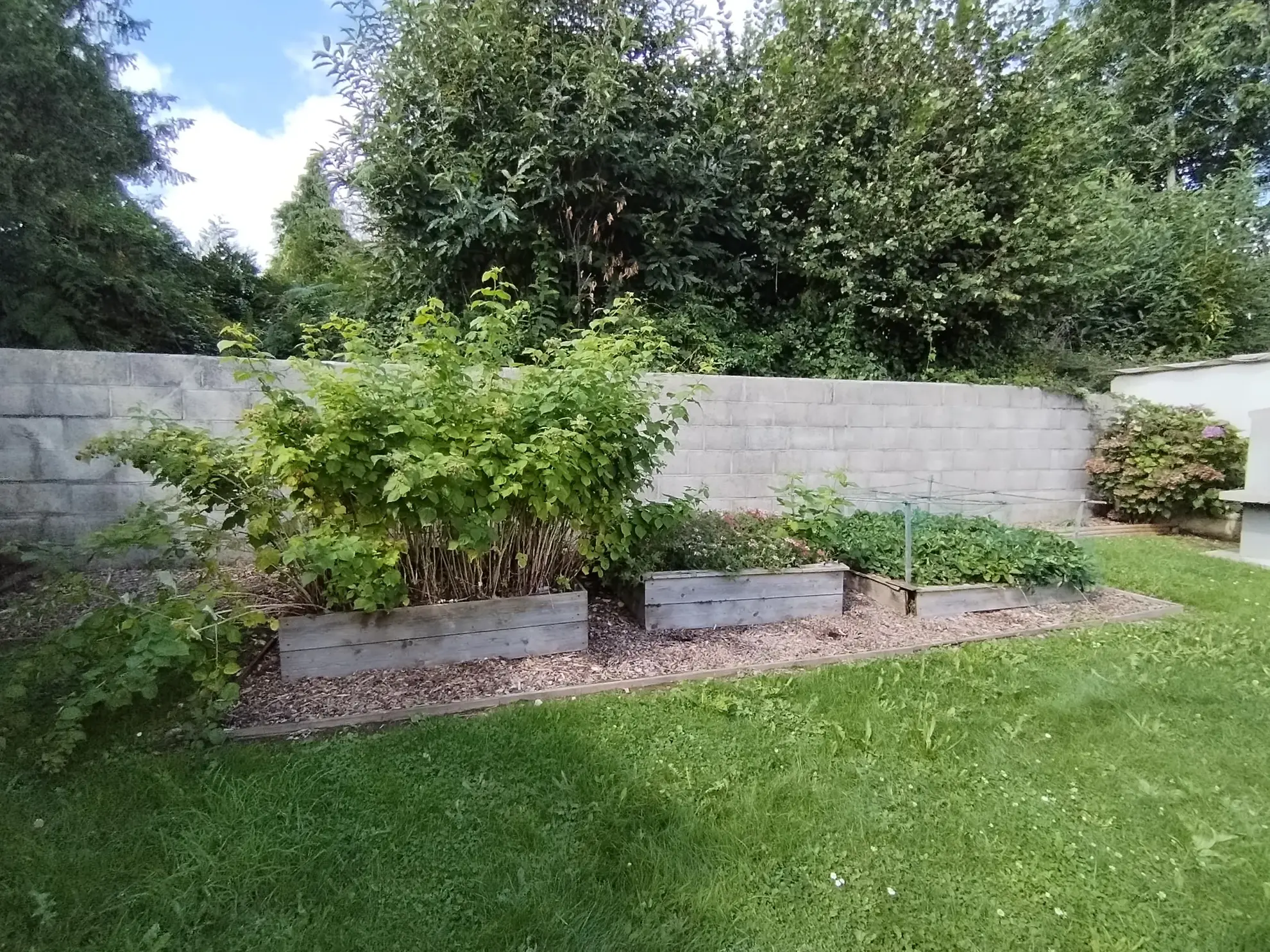 Belle maison à vendre à Lécousse avec vue, jardin et garage, prix attractif 