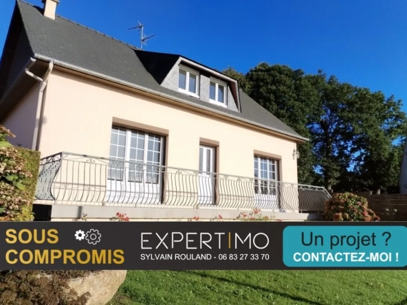 Belle maison à vendre à Lécousse avec vue, jardin et garage, prix attractif