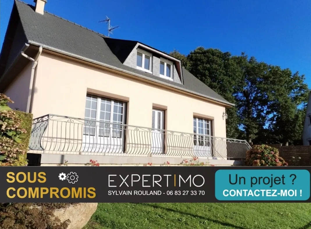 Belle maison à vendre à Lécousse avec vue, jardin et garage, prix attractif 