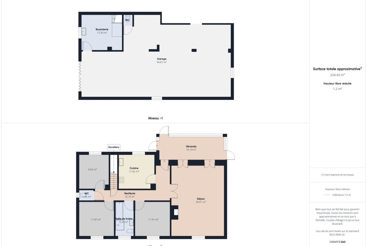 Belle maison de 127,7 m² avec terrain spacieux à Tintury 