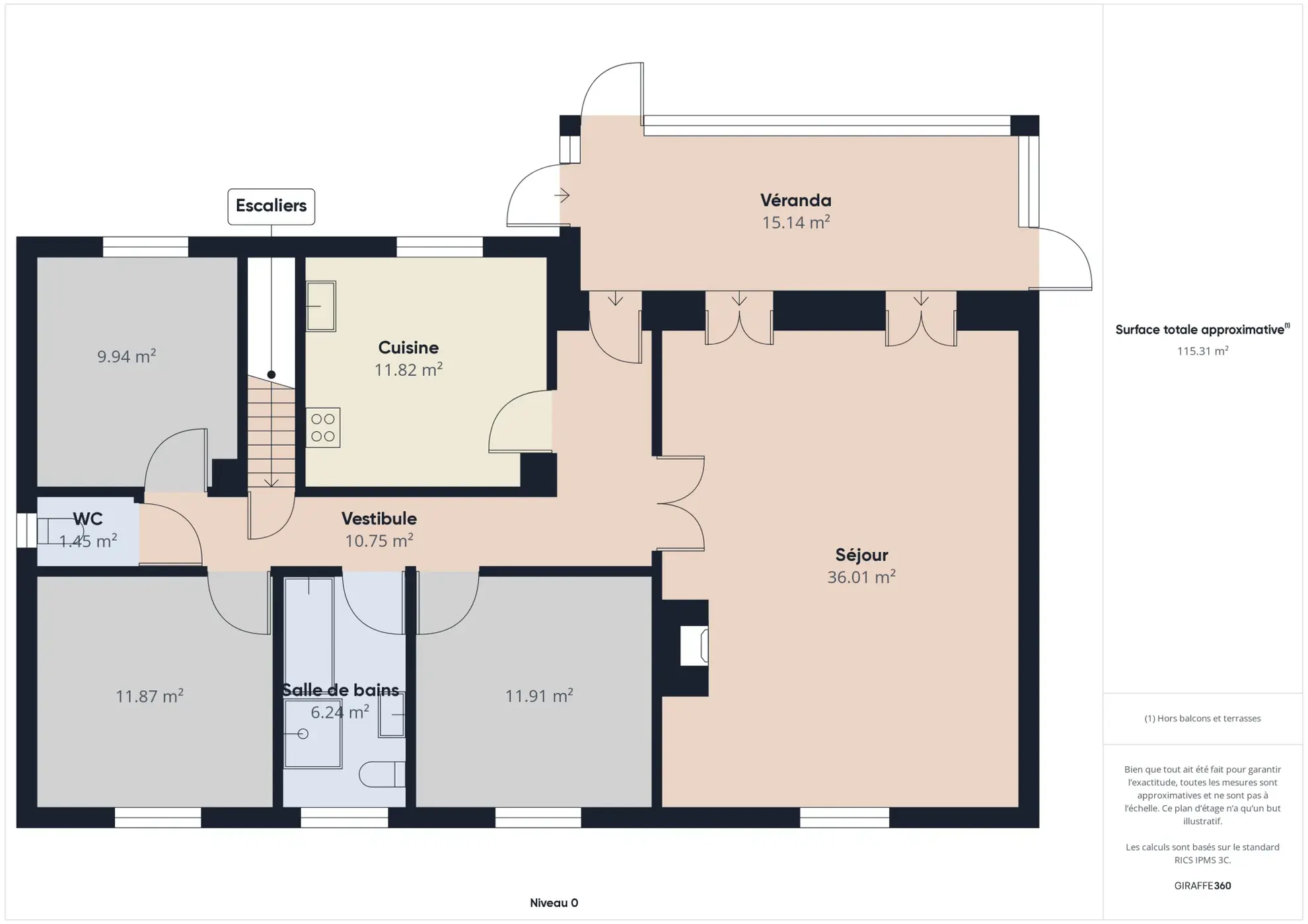 Belle maison de 127,7 m² avec terrain spacieux à Tintury 