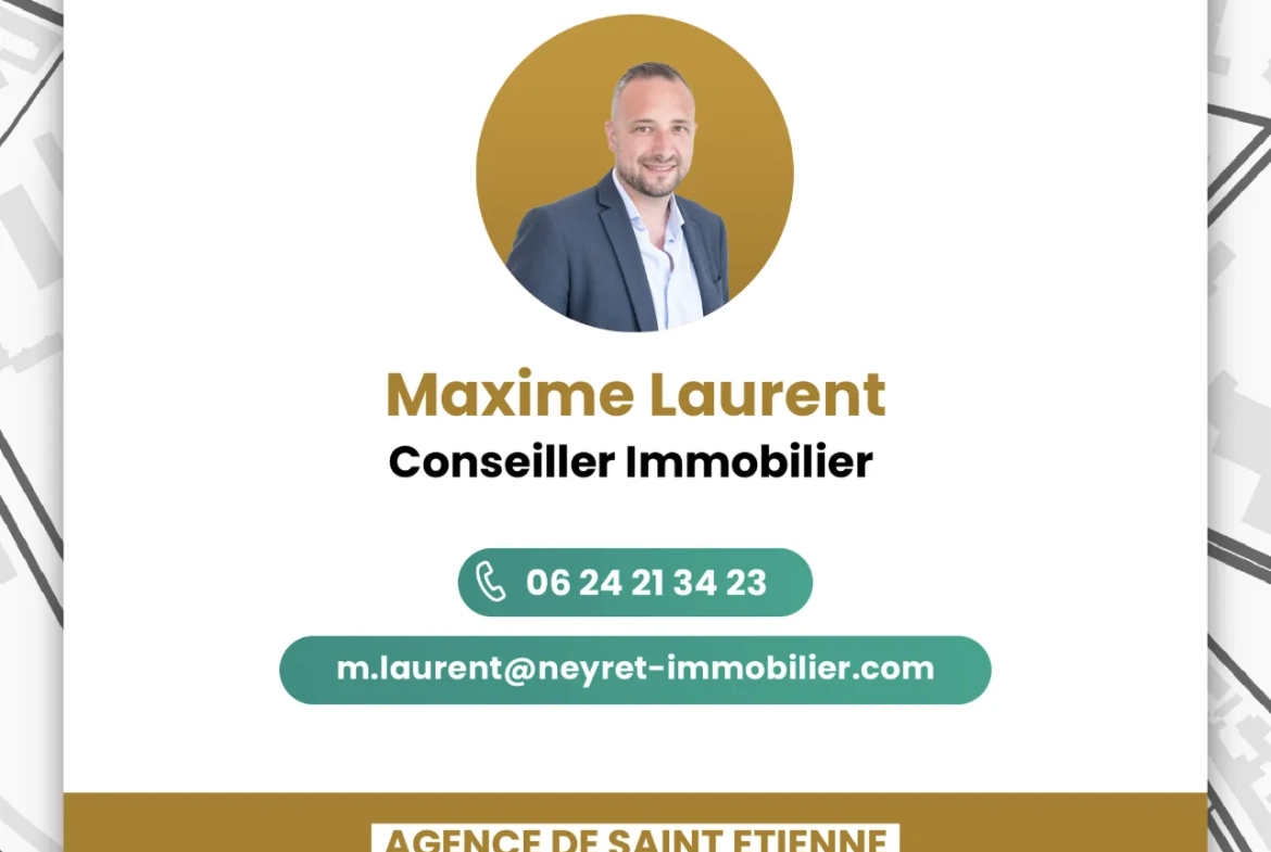 Maison de 152 m2 avec deux appartements à Rive de Gier – Grand Pont 