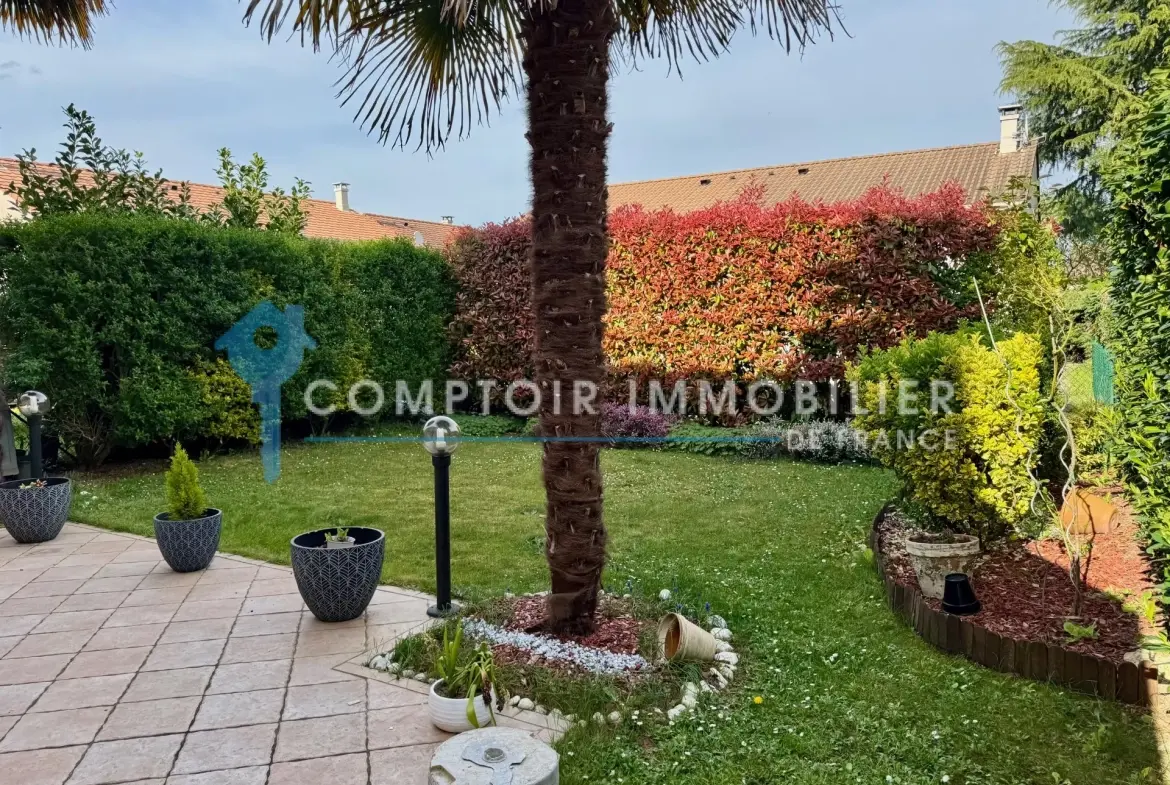 À vendre pavillon de 89 m² à Villabé, proche RER et écoles, jardin paysagé 