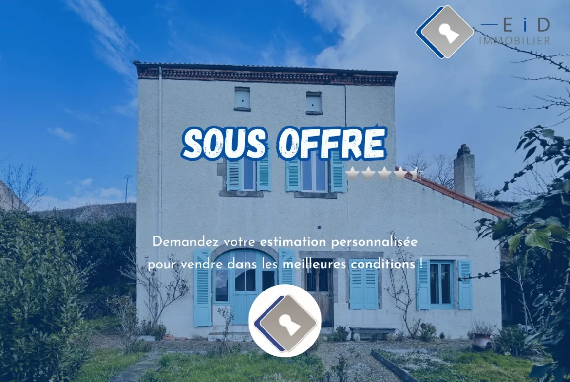 Maison à rénover de 88,77 m² à Pardines, proche d’Issoire, avec potentiel d’extension 