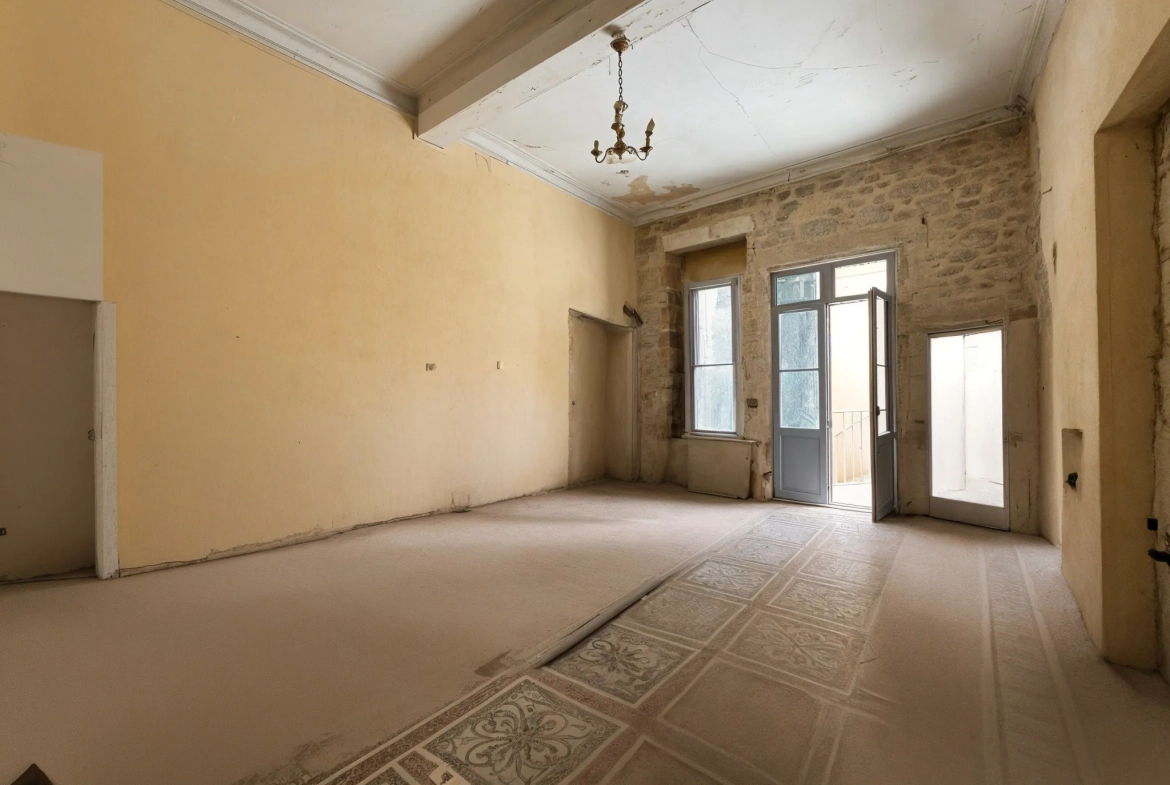 Duplex de charme de 150 m² à Sommières avec jardin et parking au cœur de l’hyper-centre 