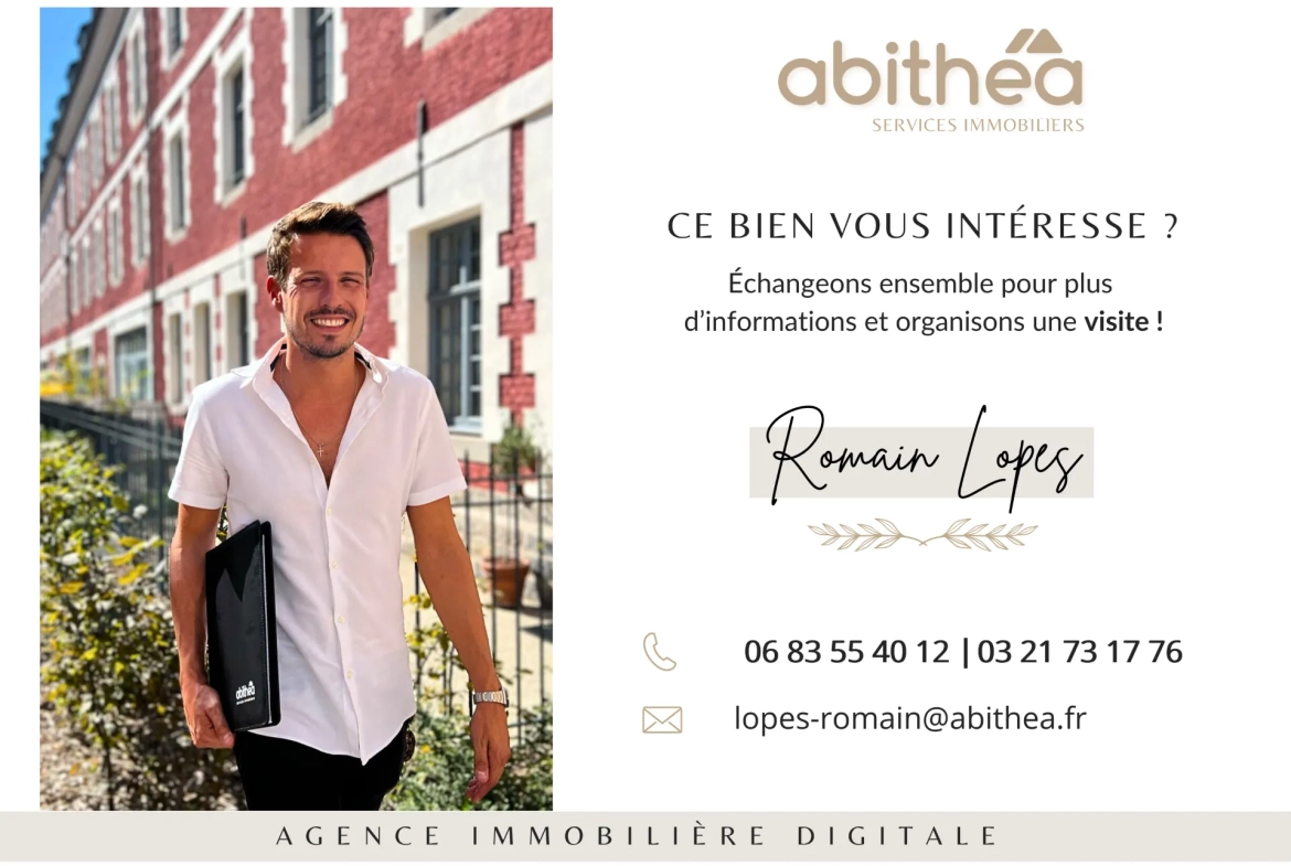 Maison 4 chambres de plain-pied à Vermelles – 120m² avec jardin et garage 