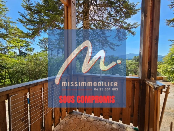 Appartement 3 pièces avec deux balcons à Thorenc, idéal pied-à-terre en campagne