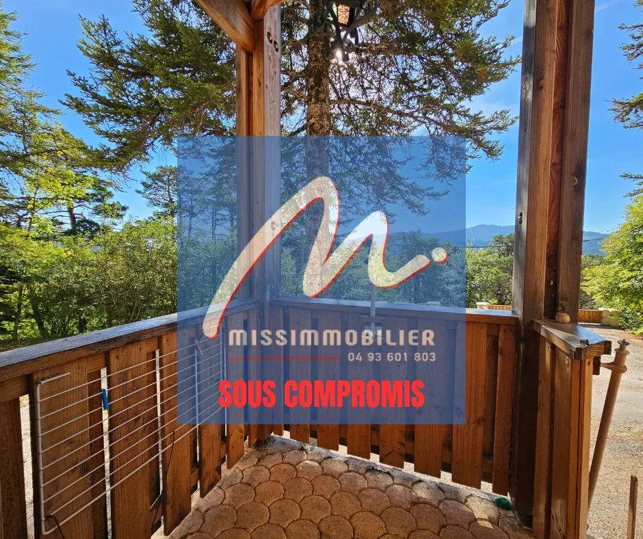 Appartement 3 pièces avec deux balcons à Thorenc, idéal pied-à-terre en campagne 