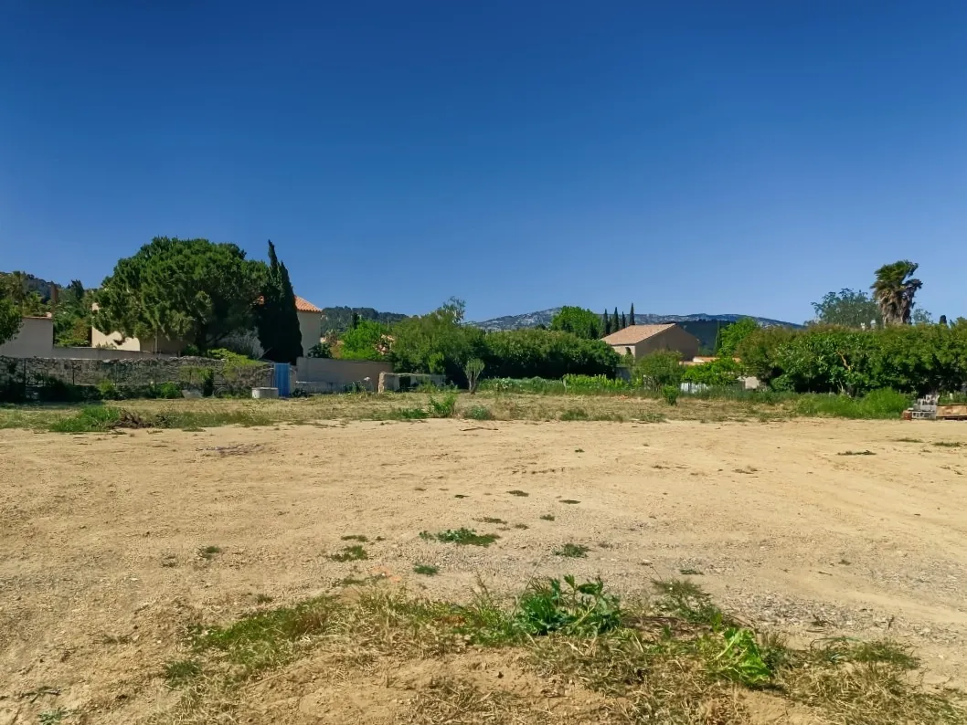 Terrain constructible de 342 m² avec vue à La Palme, proche de la mer 