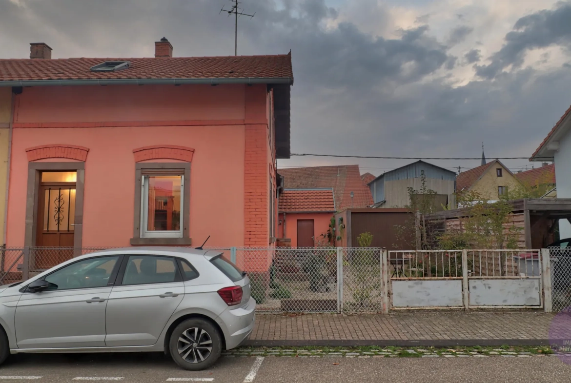 Maison 5 pièces à Erstein de 118,96 m² avec terrasse et garage, charme et confort moderne 