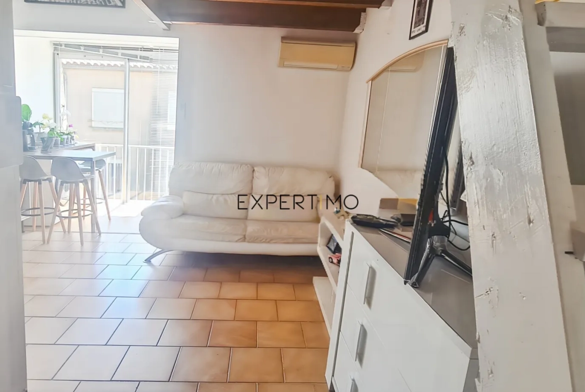 Bel appartement T2 à Narbonne-Plage à 150m de la mer 
