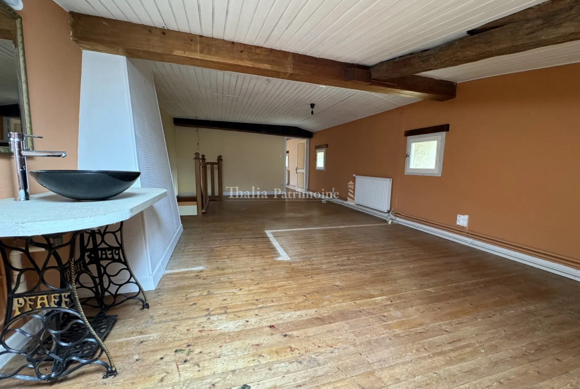 Belle maison en pierre de 220m² avec atelier et jardin à Cadillac 