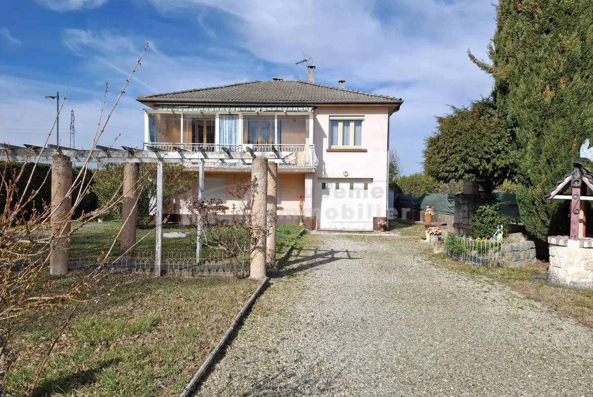 Maison indépendante de 92 m² avec jardin à Pizançon, proximité commodités 
