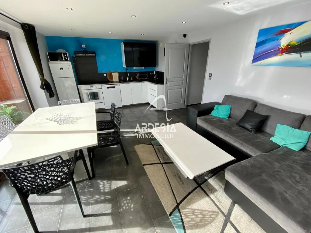 Magnifique appartement 3 pièces rénové au centre de Le Corbier 