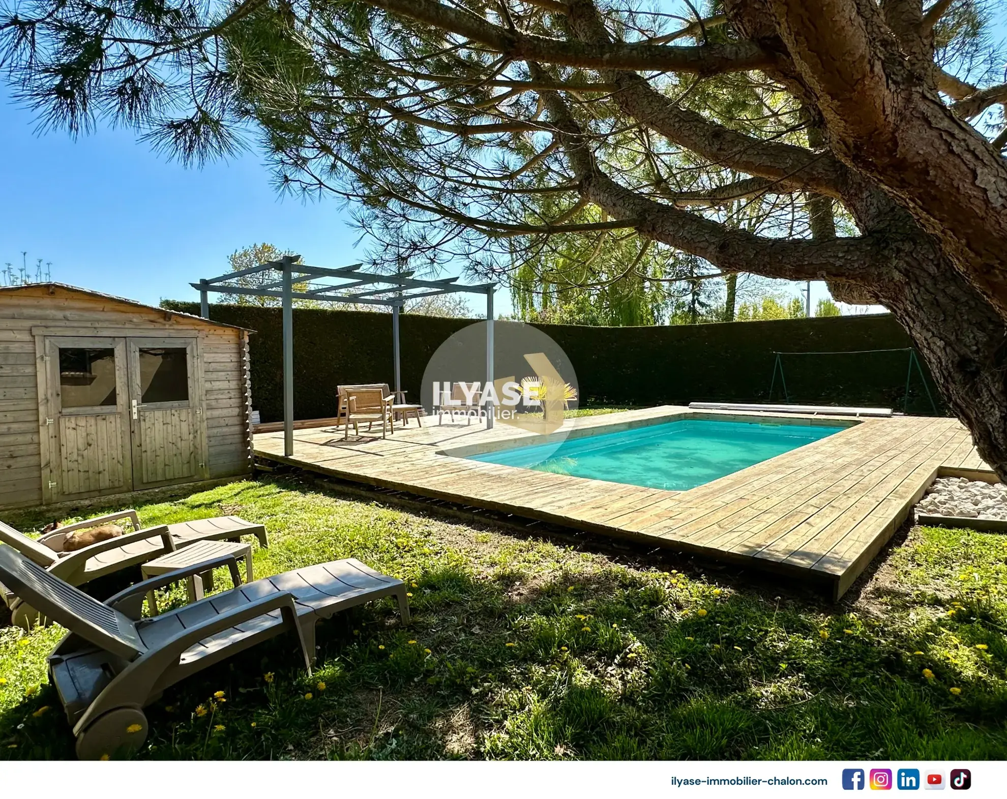 Maison 110 m² avec piscine et jardin à Saint-Didier-en-Bresse 