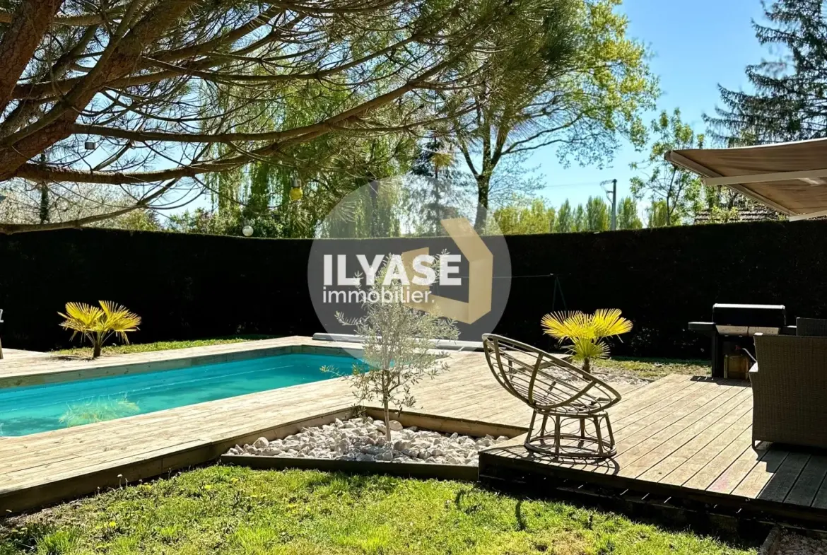 Maison 110 m² avec piscine et jardin à Saint-Didier-en-Bresse 