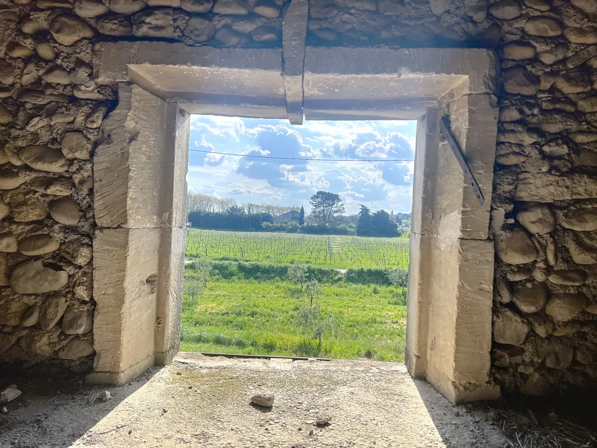 Ferme viticole à rénover dans la Drôme Provençale avec grand terrain et potentiel intérieur exceptionnel 