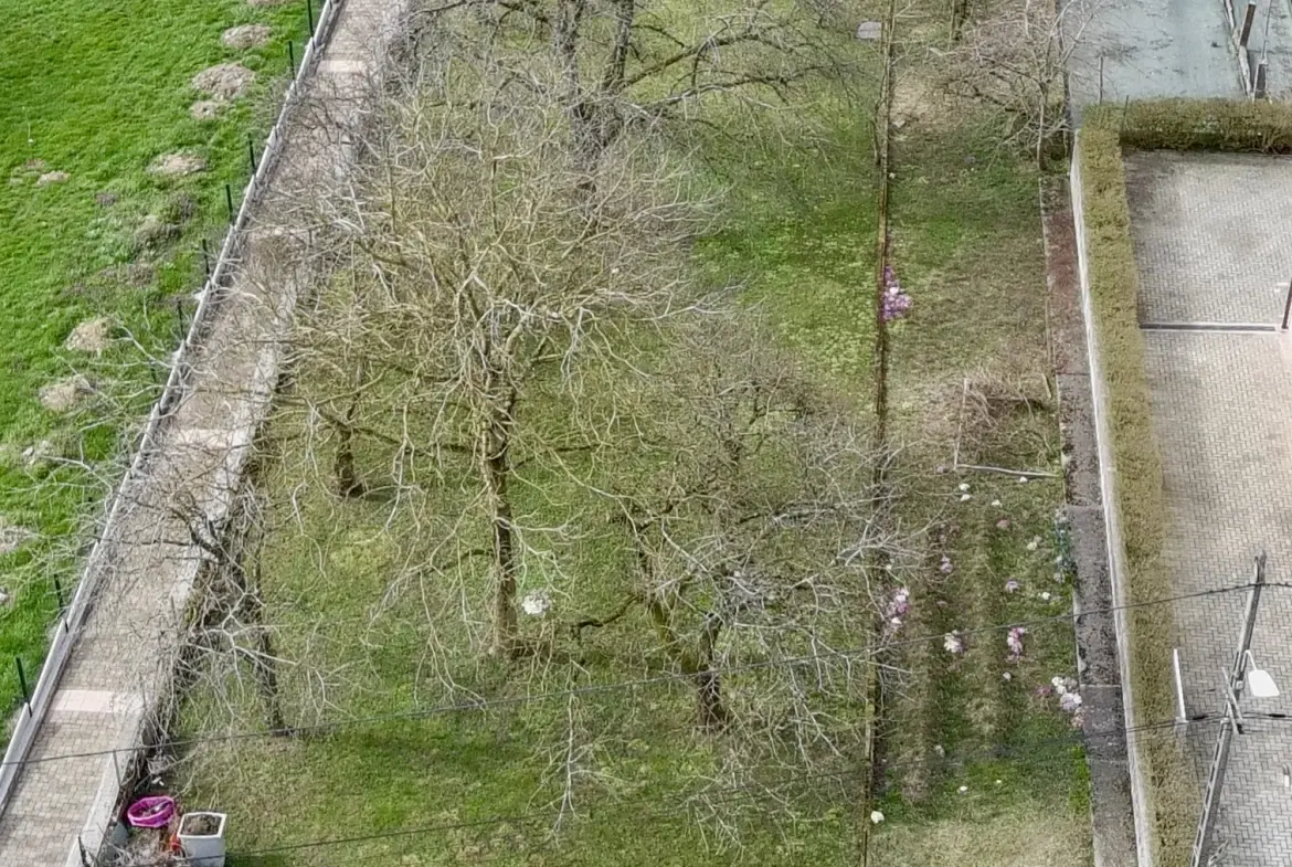 Terrain constructible de 832m2 à Bust, emplacement calme et stratégique 
