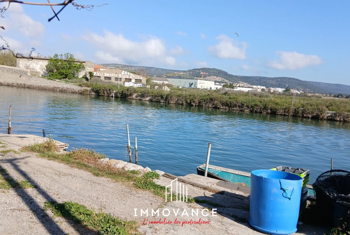Exceptionnel terrain de loisir à Frontignan proche du centre-ville et de la plage 