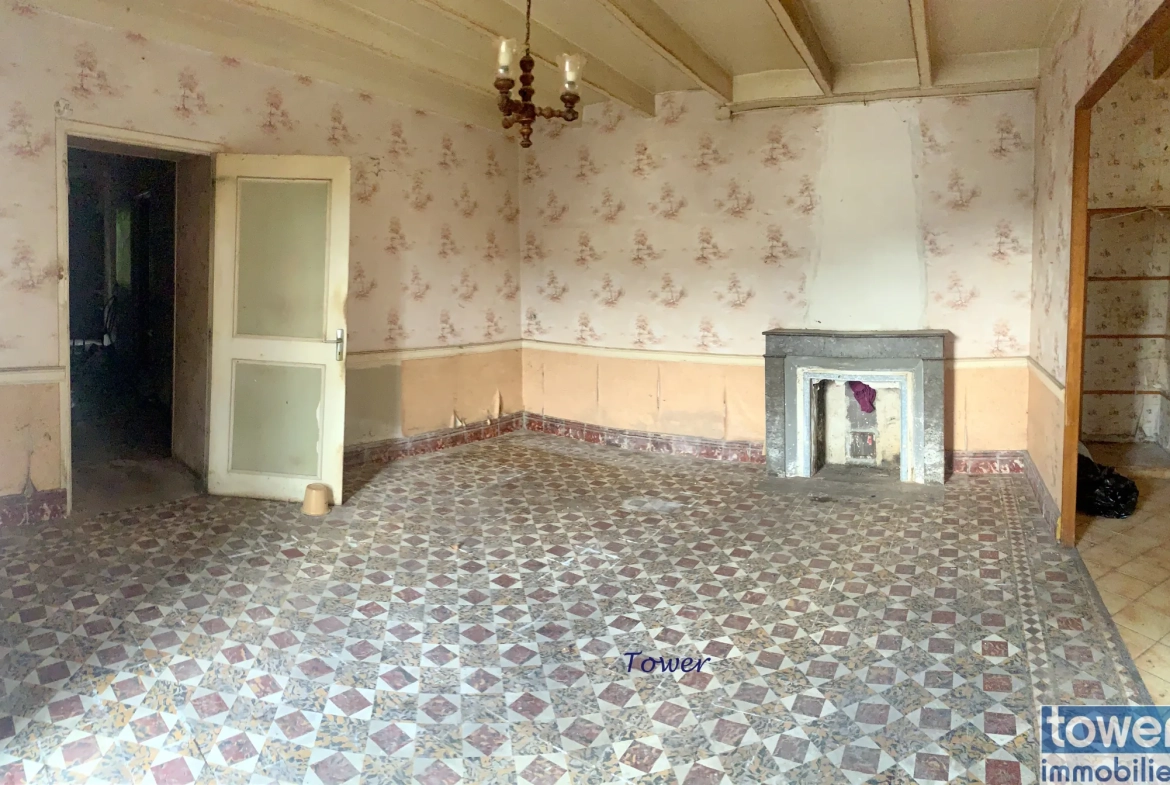 Maison à rénover de 120 m² avec dépendances à Beauvais sur Matha (17490) 