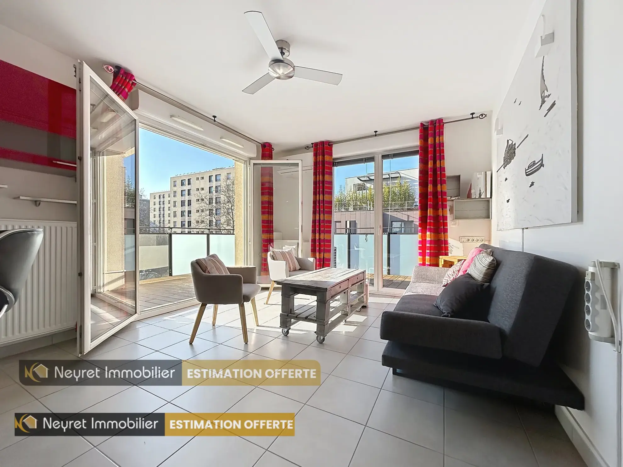 Appartement T3 lumineux de 55,84 m² à Saint-Fons avec parking et terrasse 