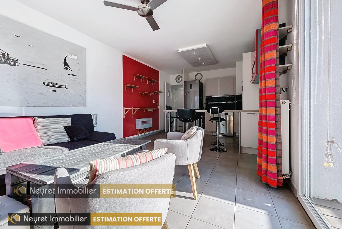 Appartement T3 lumineux de 55,84 m² à Saint-Fons avec parking et terrasse 