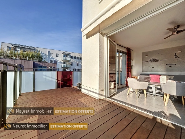 Appartement T3 lumineux de 55,84 m² à Saint-Fons avec parking et terrasse